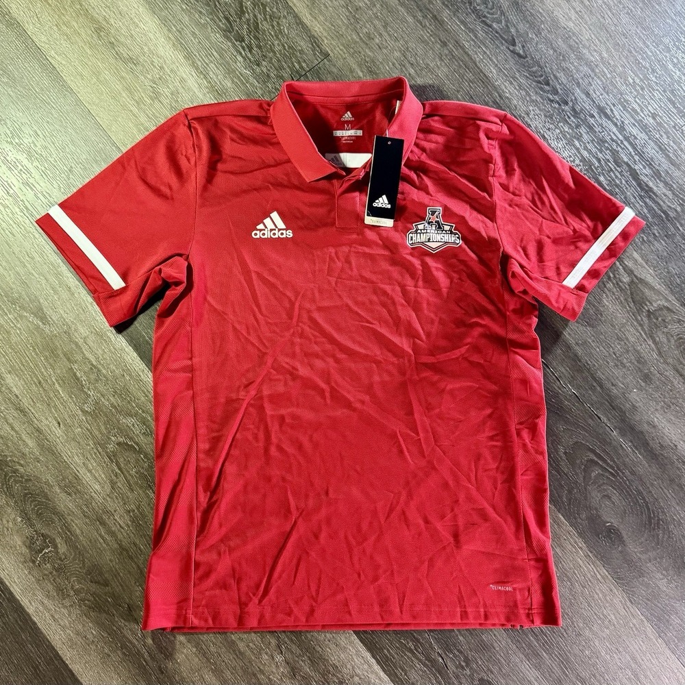 Adidas American Athletic Conference Champs Polo Medium‎ NWOT